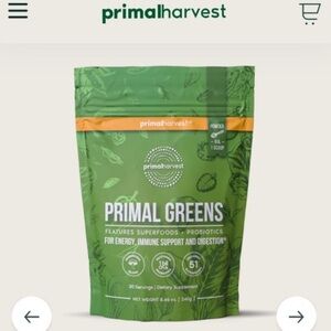 💕Host Pick💕 Primal Greens by Primal Harvest Green Juice NWT - unopened bag